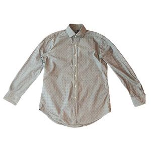 Polo by Ralph Lauren Regent Custom Fit Black and White Gingham Check Oxford 15.5